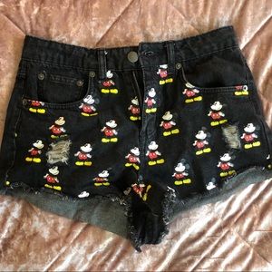 Mickey Mouse Short Shorts